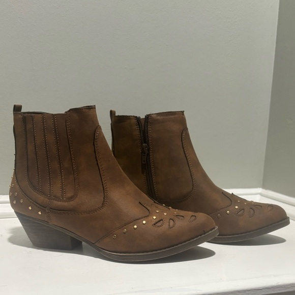 ES Originals Women's Sugar Glossy Shoes Brown Size 8 M